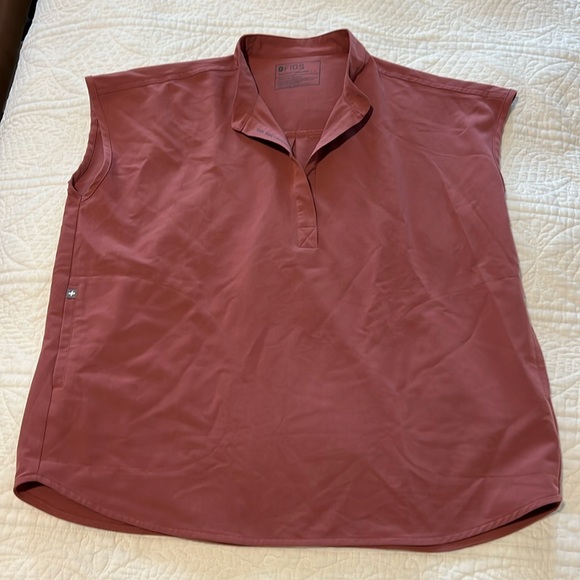 FIGS Women’s Rafaela Oversized Scrub Top Size L - Mauve - Picture 1 of 5